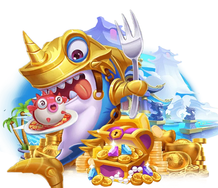 Giao diện game bắn cá với nhiều loại vũ khí và hiệu ứng